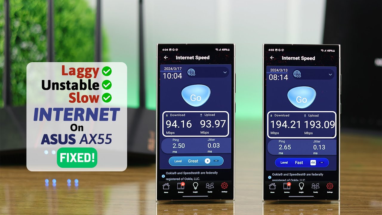 Как исправить медленный интернет на Wi-Fi роутере ASUS AX55!