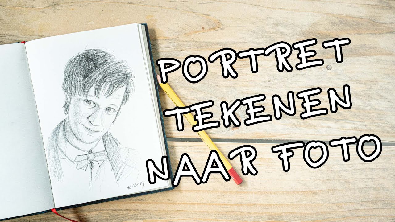 🎨 Teken een portret naar een foto | Simpele truc! | Portrettekenen | Robin Rozendal