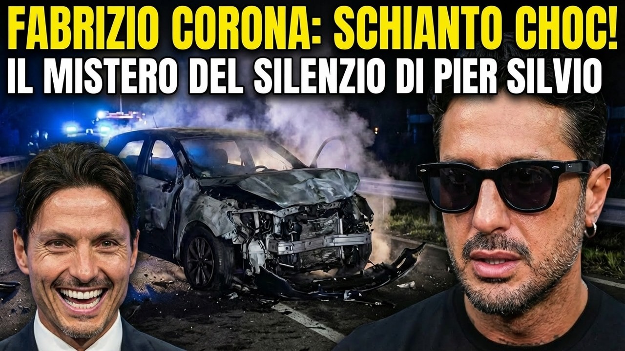 💡 FALSISSIMO: SCHIANTO CON L'AUTO per Corona!#fabriziocorona