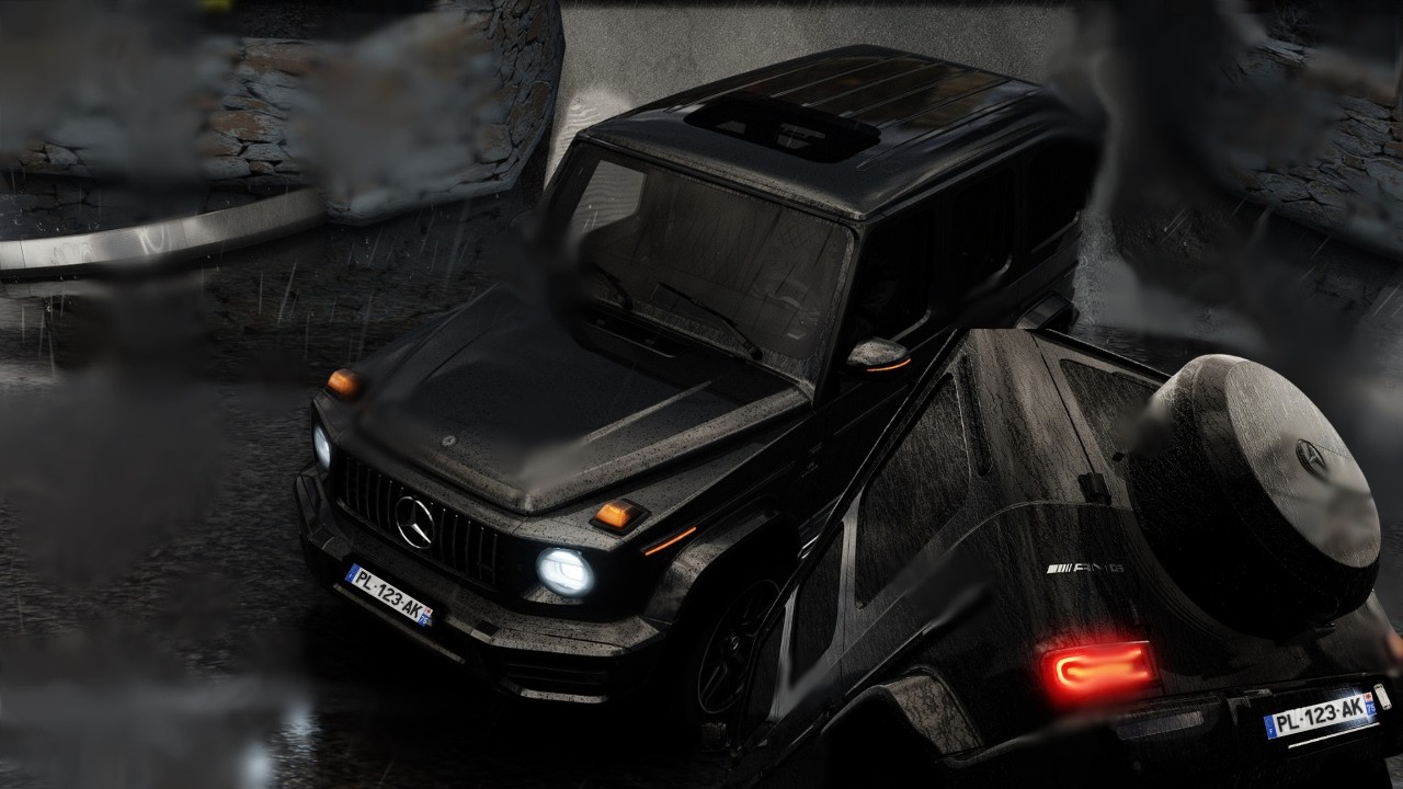 assetto corsa DZ mercedes G63 AMG  with logitec G923 المافيا الروسية