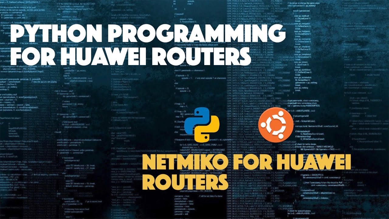 Python Netmiko for Huawei Routers (NE40E)