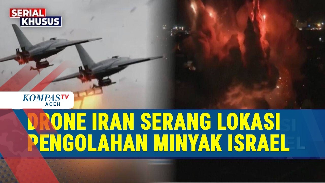 Serangan Drone Iran Targetkan Pabrik Pengolahan Minyak Israel di Haifa