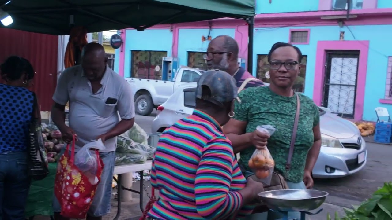 Saturday Morning Market | Walking Around  | St. John’s | Antigua and Barbuda | 8, March 2025.