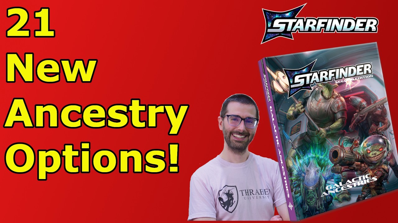 THE GREATEST PAIZO BOOK EVER!  Galactic Ancestries Preview for SF2E