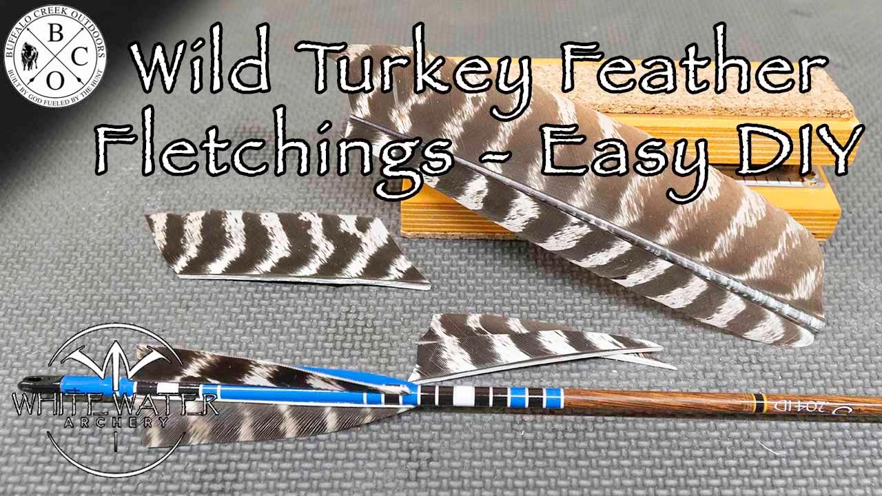 DIY WILD TURKEY FEATHER FLETCHINGS | Making Your Own Fletchings From Start To Finish