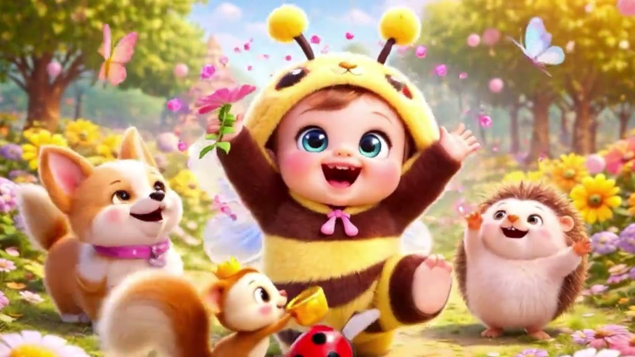 Capa de Lençol - Música Infantil Divertida 🐝🌸 | Canção para Crianças