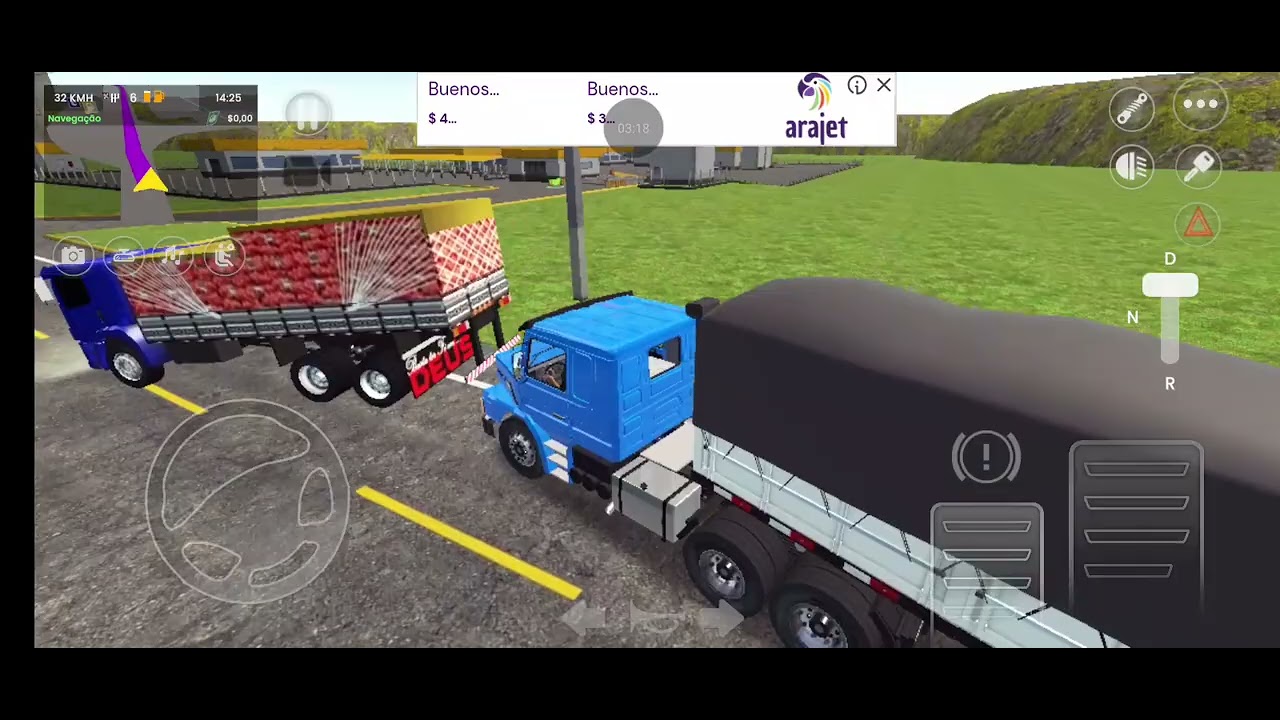 Я снова делаю всё в симуляторе грузовика в Бразилии на Scania 112H 🇦🇷🇧🇷🚛🚚🔄