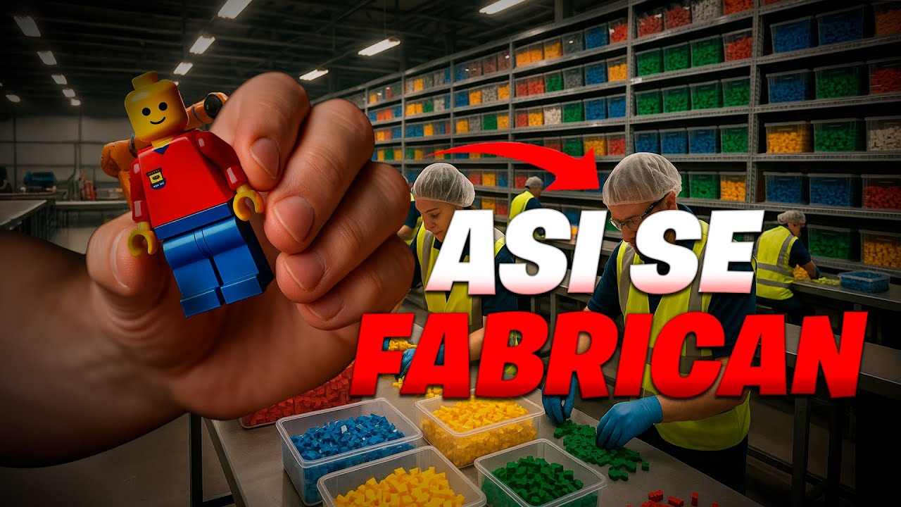 ¡Así se fabrican las piezas LEGO! Dentro de la fábrica más famosa del mundo 🏭🌍