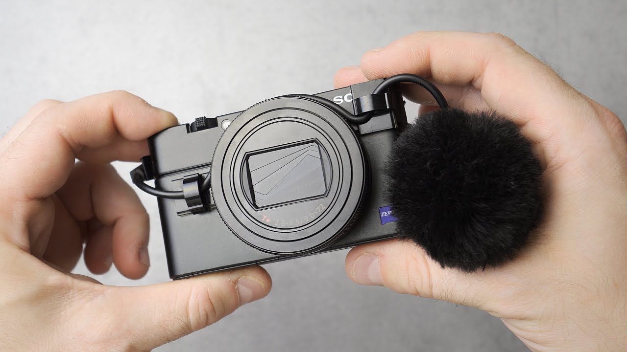 SONY RX100 VII — настройка внешнего микрофона для видеоблогинга