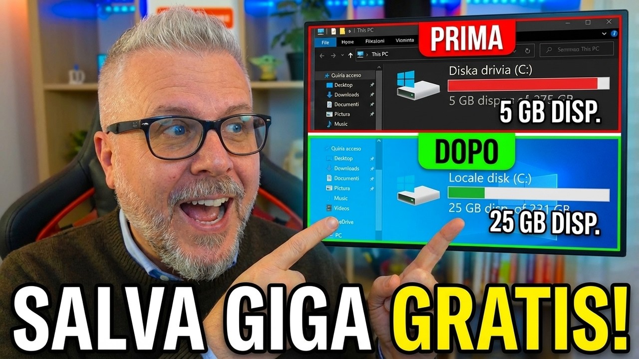 Disco pieno? Non cancellare nulla (fai questo invece)