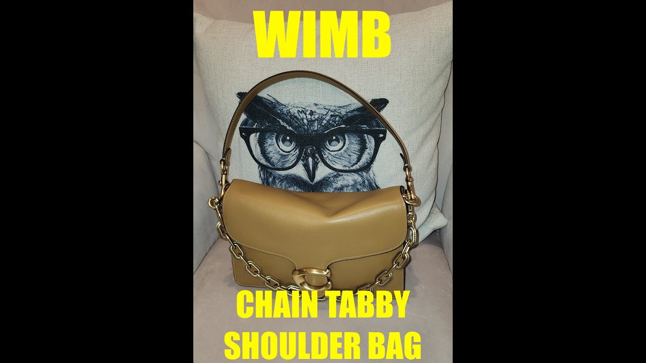 WIMB: Сумка-трансформер Coach Chain Tabby