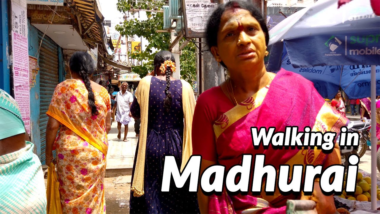 Walking Somewhere in Madurai, Tamil Nadu IN [4K]