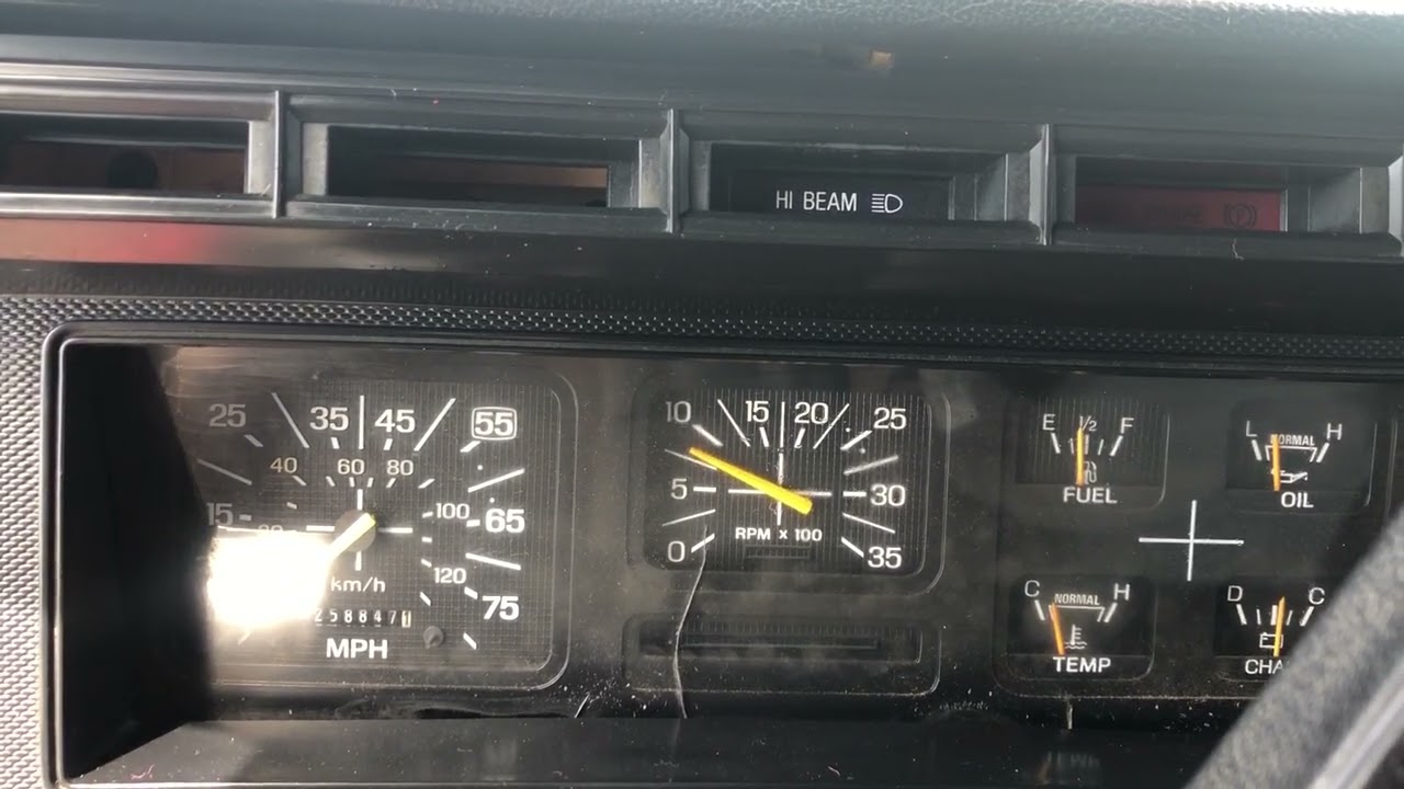 1995 Ford F-800 Instrument Cluster Dallas Fort Worth, TX #46076