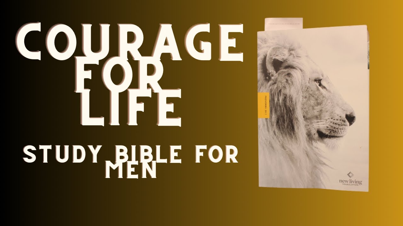 Courage For Life Study Bible For Men/ Brief overview