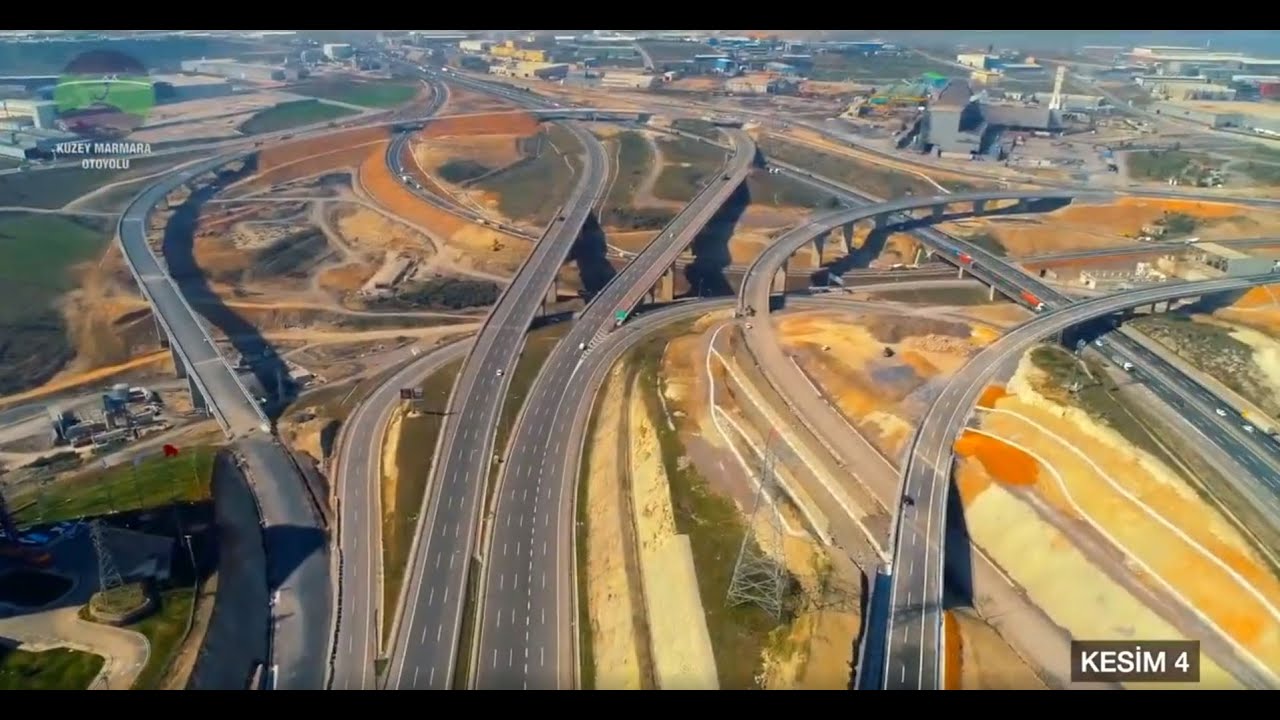 Kuzey Marmara Otoyolu Kesim-4 Drone Çekimi Mart 2019