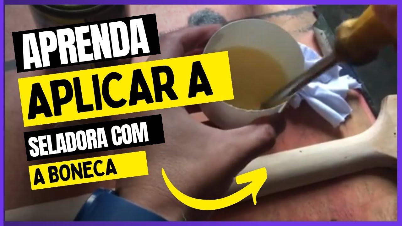Como Aplicar Facilmente A Seladora No Braço da Guitarra Com A Boneca!