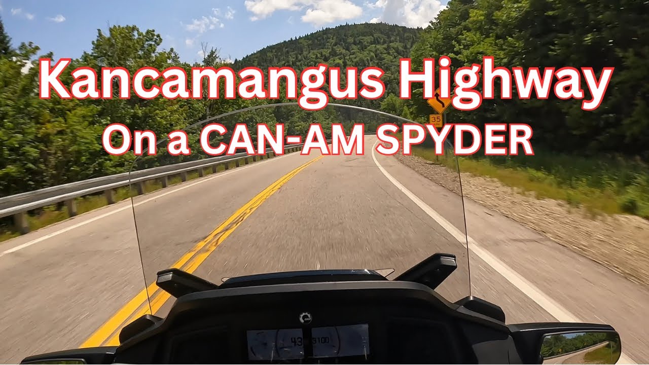 Kancamangus Highway ride on the Can-Am Spyder