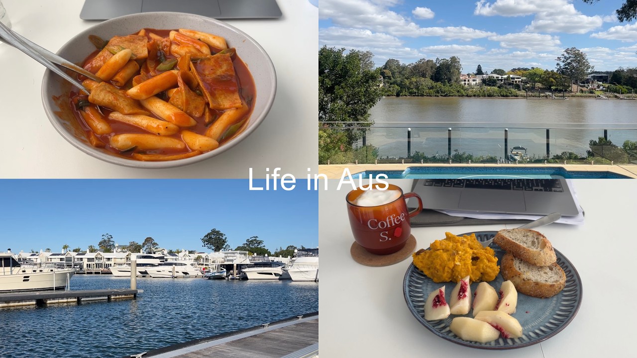 vlog 호주 일상 | 학교 가고 일하고 요리해먹는 일상들