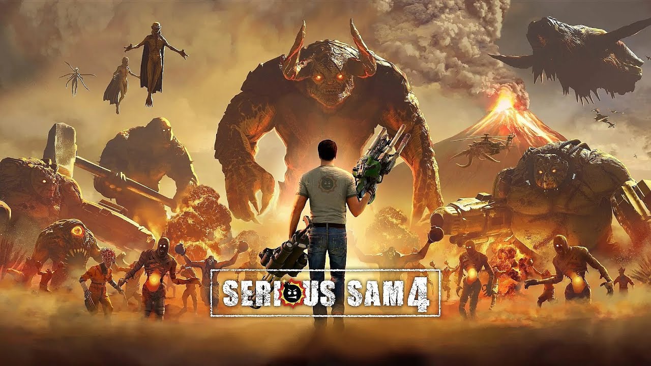 Serious Sam 4, японская версия, геймплейное видео, часть 1