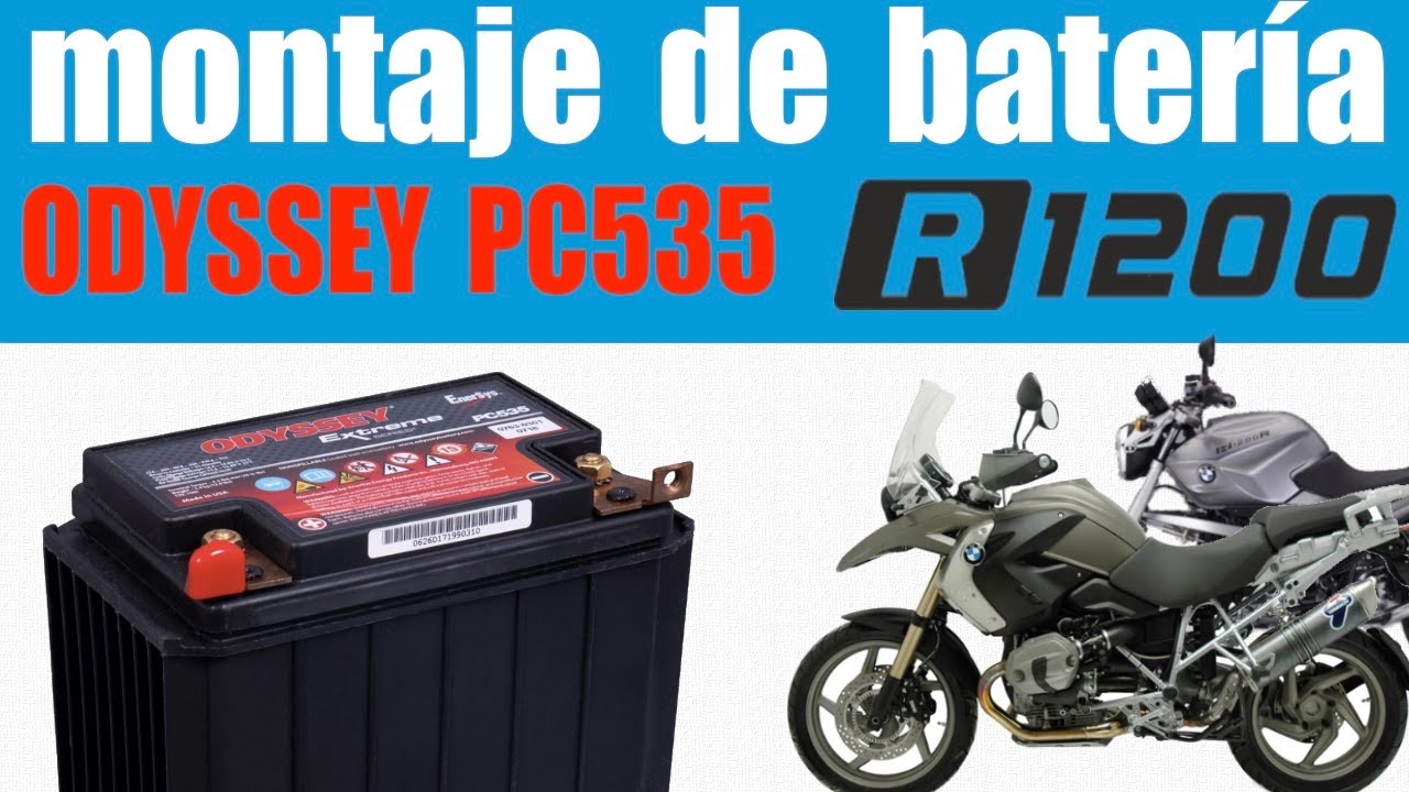 Adaptar bateria Odyssey en BMW R 1200 GS