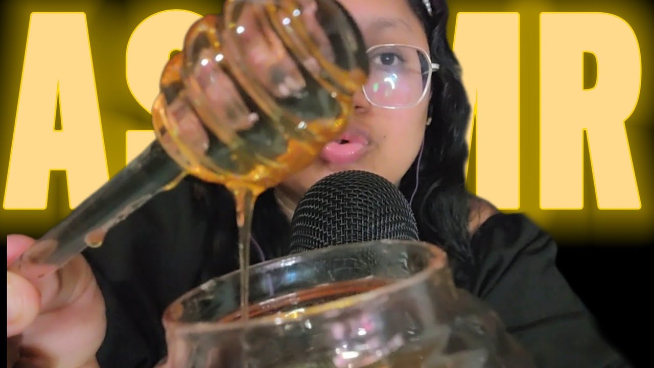 ASMR COMIENDO  MIEL 🍯
