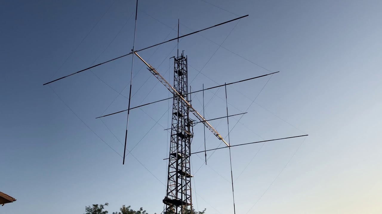 Antenna Cubical Quad 3 El 40m  4 El 20m By IV3UTV