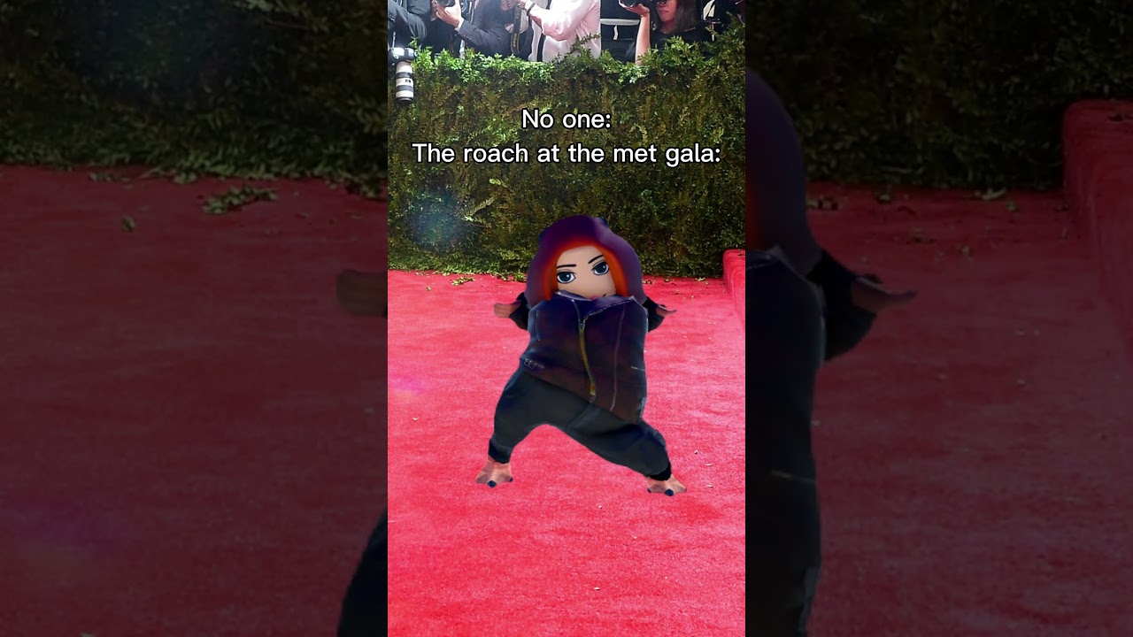 roach at the met gala are so funny😂 tc :  @PBOFriends  #roblox #shorts