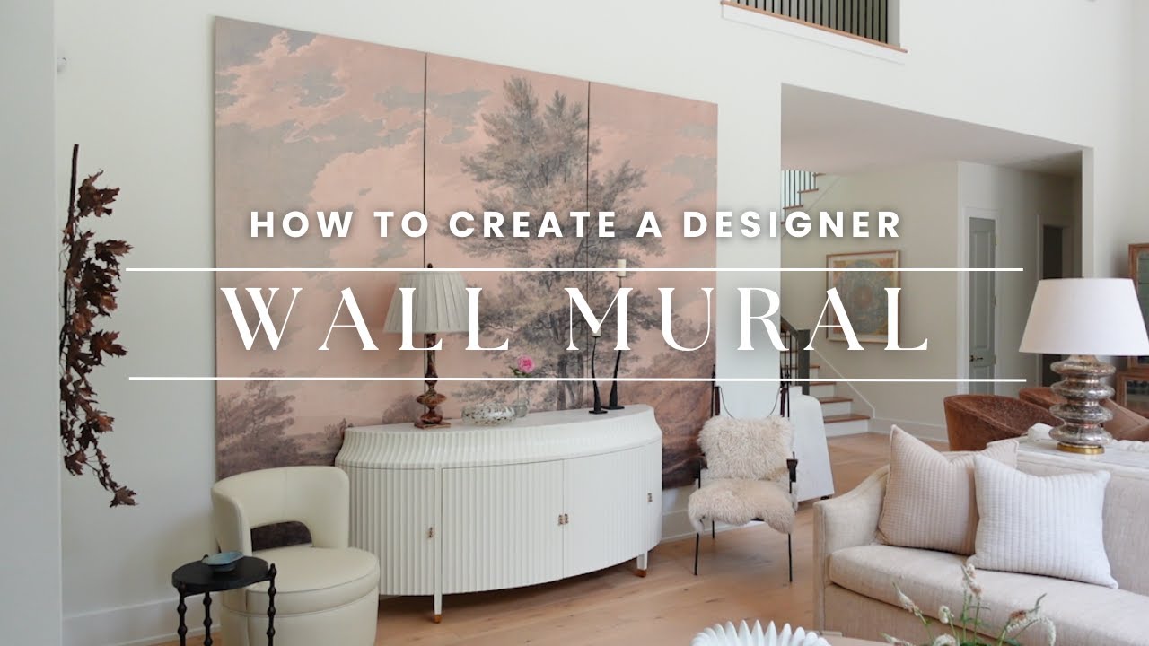 Hanging A Wall Mural | DIY Tips on How To Install Wall Murals | Ashley Childers