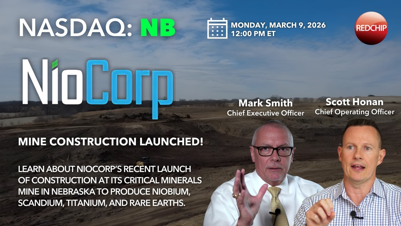 NioCorp (Nasdaq: NB) Portal Project Webinar – March 9, 2026