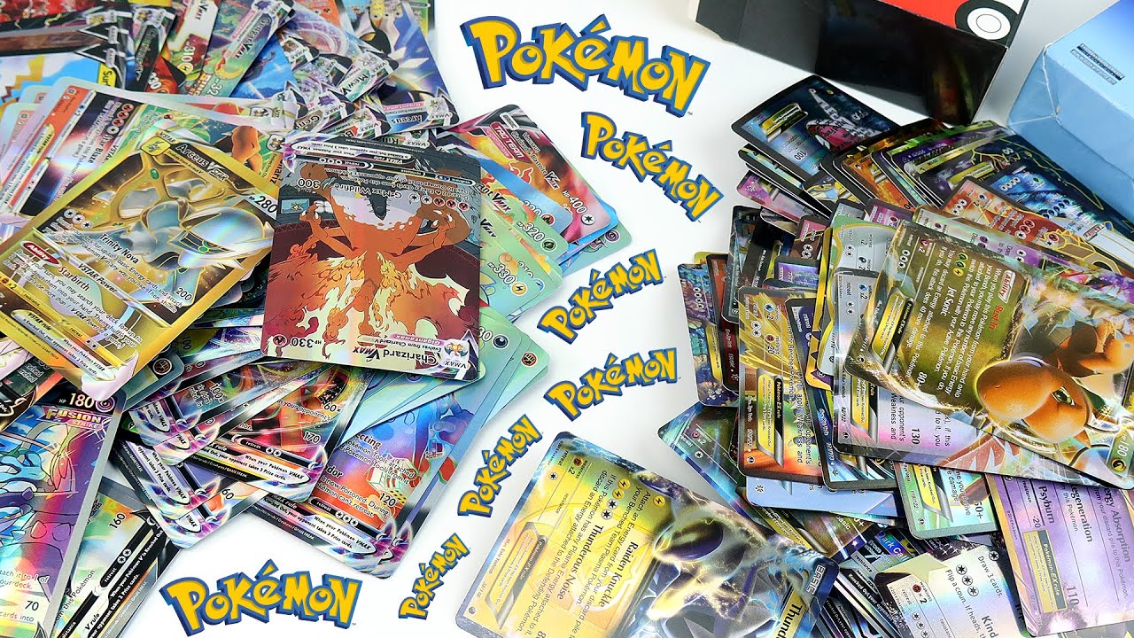 Opening 200 Pokemon Cards Vmax Vstar Mega EX GX EX V but all FAKE