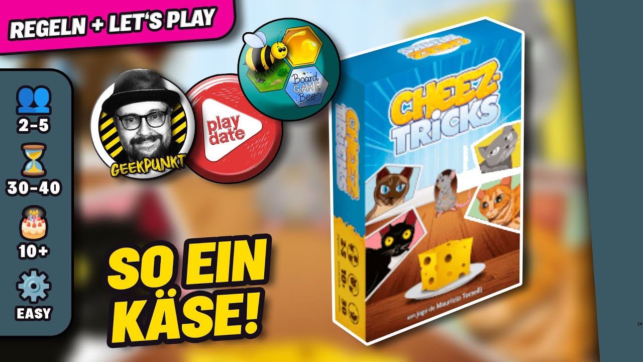 CHEEZ TRICKS - Brettspiel - Regeln & Let's Play