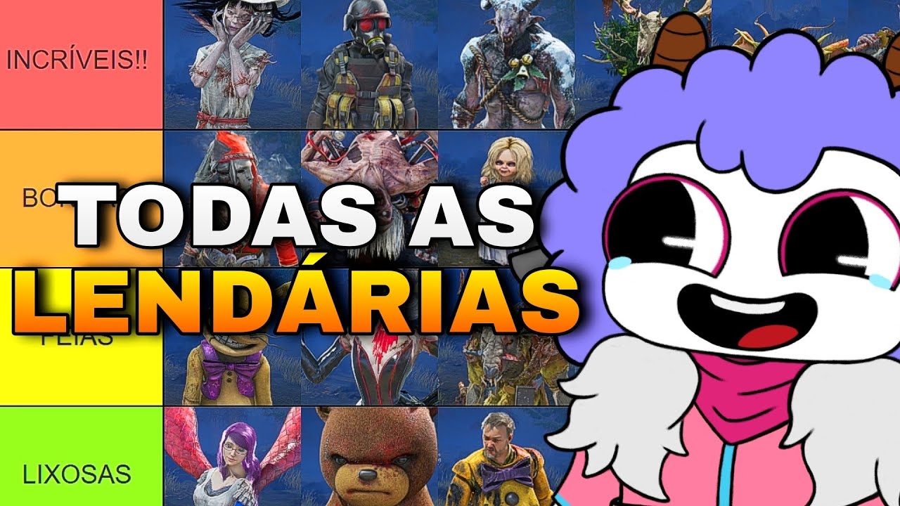 RANKEEI todas as SKINS LEND&Aacute;RIAS do Dead by Daylight!!