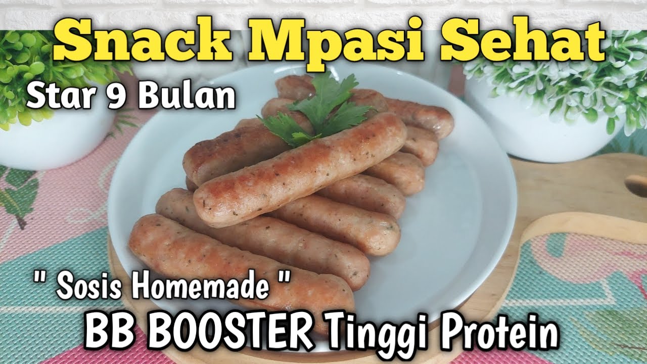 RESEP SOSIS HOMEMADE ‼️ | BB BOOSTER | TINGGI PROTEIN ANTI GTM | SNACK MPASI BAYI | MPASI DARI TELUR