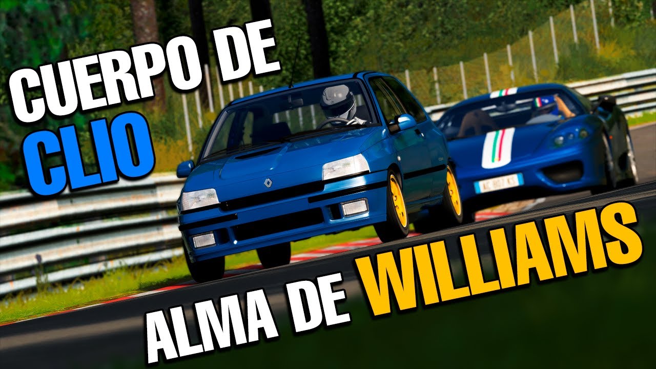 Pillo MUCHO TRÁFICO en NÜRBURGRING con un RENAULT CLIO WILLIAMS
