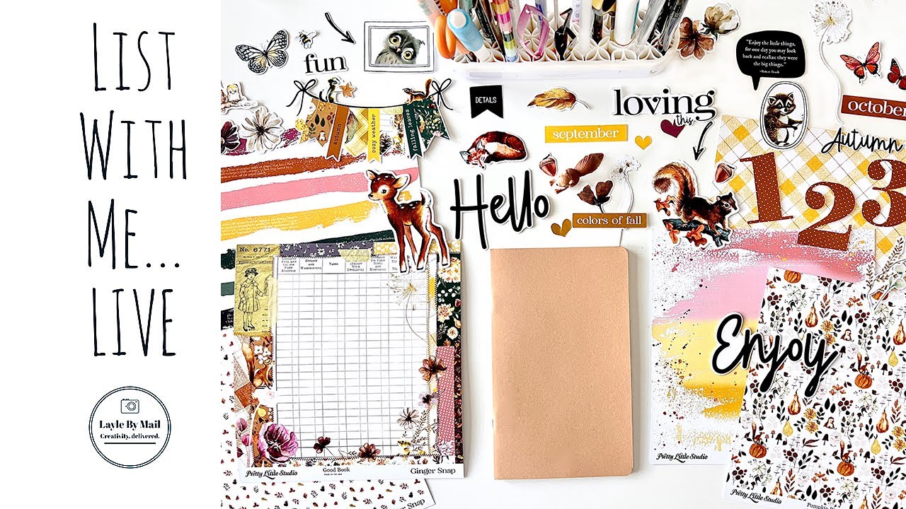 List With Me… LIVE, Traveler’s Notebook Style  9.17.22