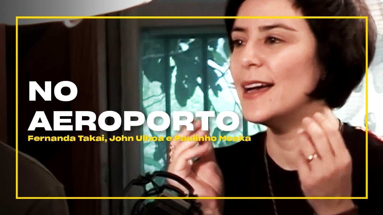 Fernanda Takai, John Ulhoa e Moska - No Aeroporto | Zoombido
