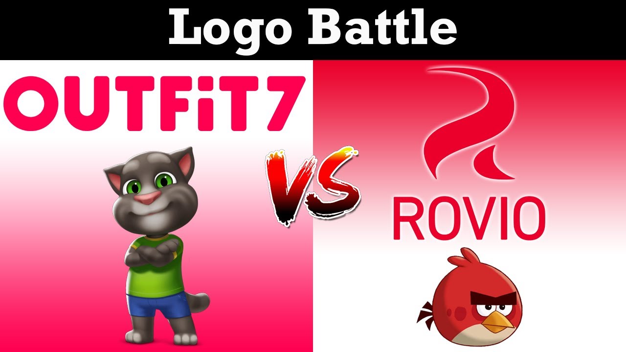 Outfit7 VS Rovio Entertainment - Logo Battle