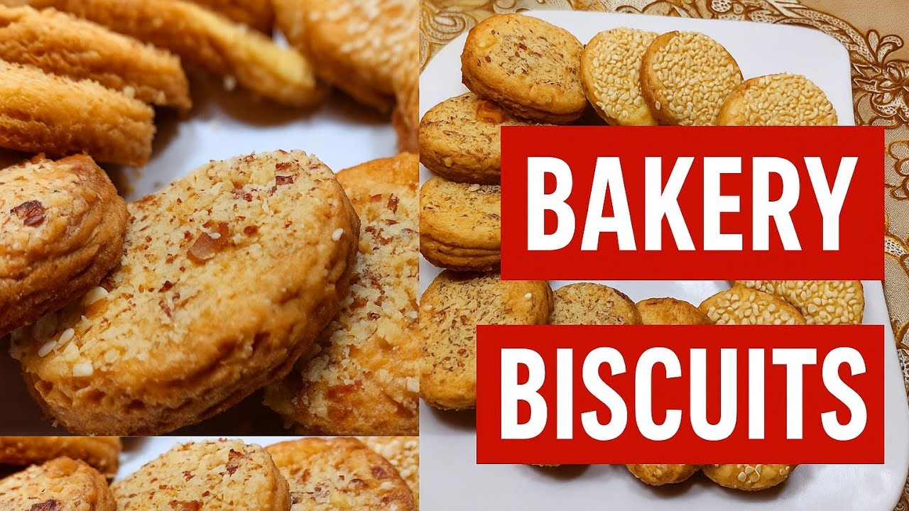 Bakery Style Biscuits Recipe Without Butter & Without Oven 