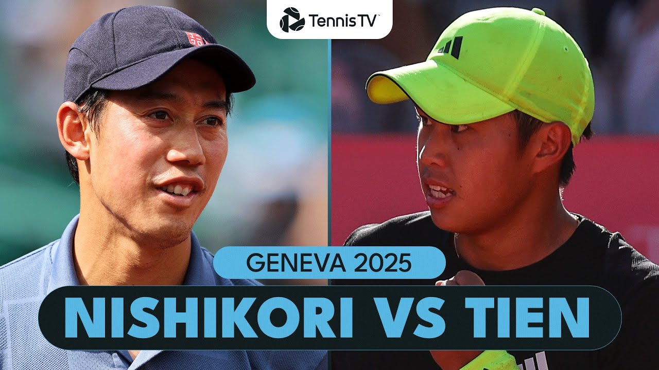 Kei Nishikori vs Learner Tien Highlights | Geneva 2025