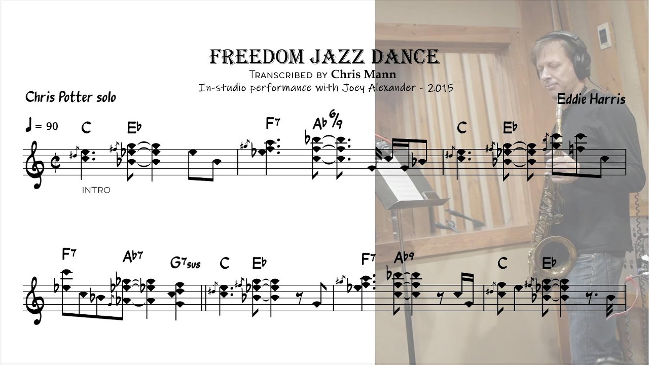 Chris Potter - Freedom Jazz Dance (tenor sax transcription)