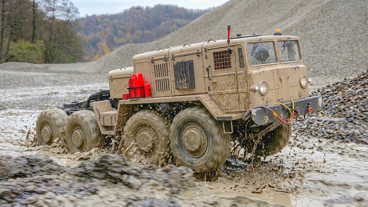 30T SURVIVAL! 8x8 MAZ 537 & SCANIA 6x6: EXTREME MUD DISASTER