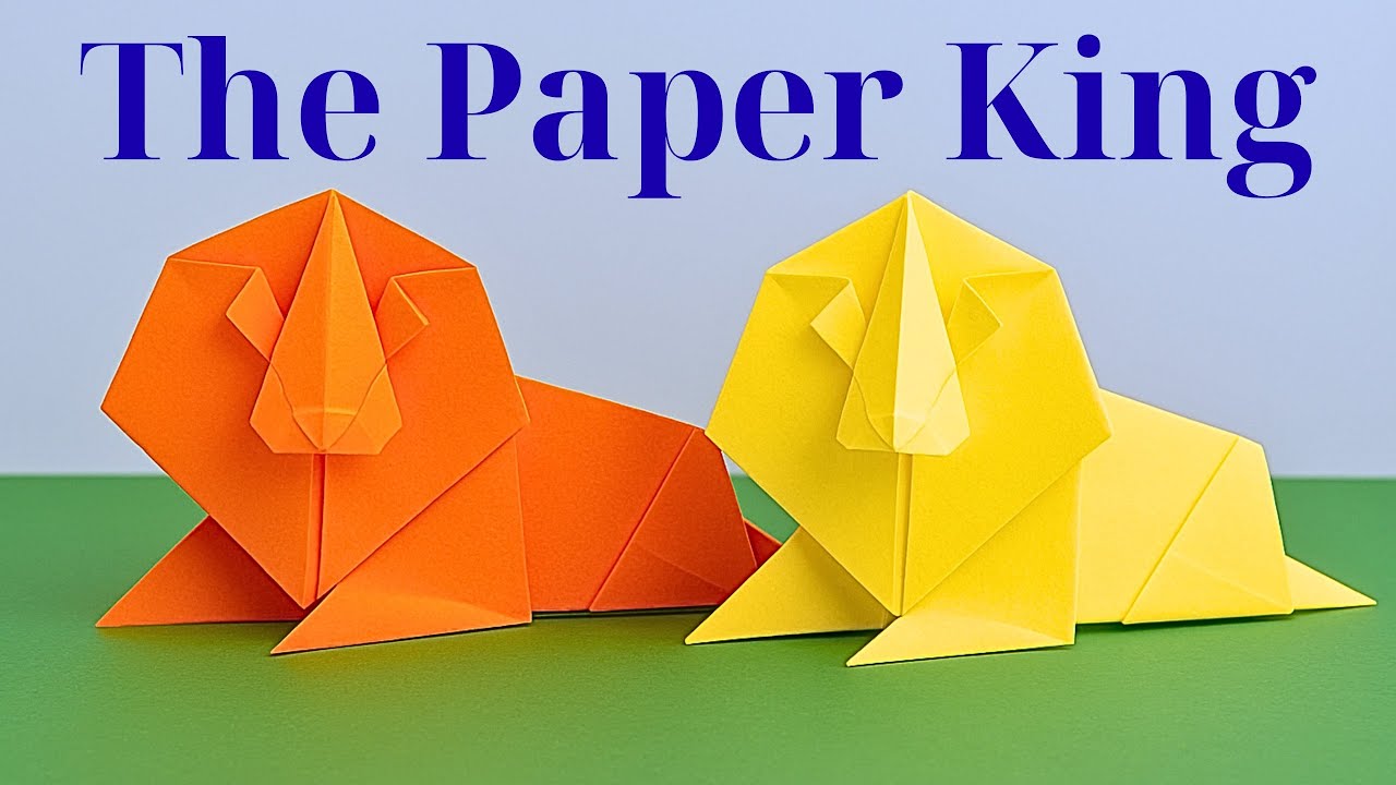 How to Fold the King: Origami Lion Tutorial | Safari de Origami: Crea tu propio león