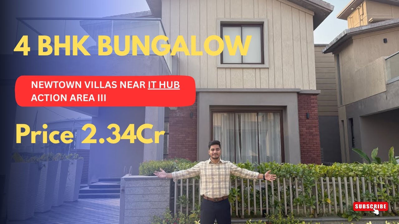 Shrachi Newtown Villas 😍 | Luxury Living in Action Area III, New Town Kolkata