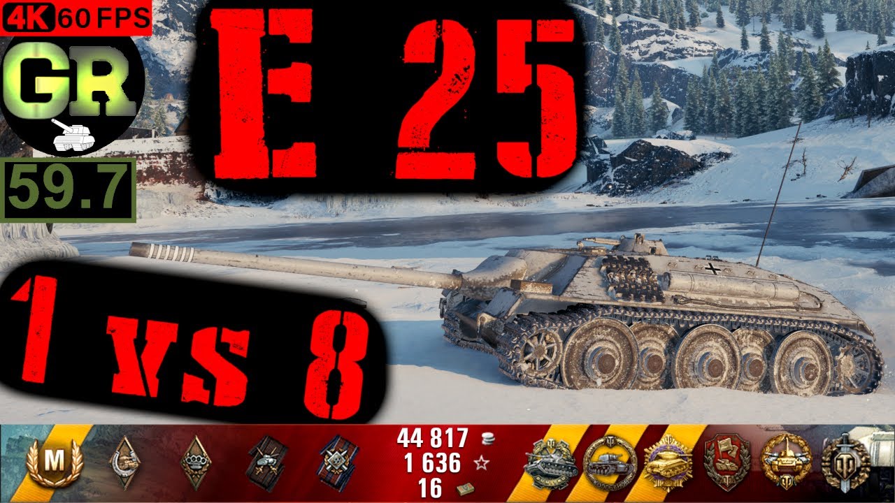 World of Tanks E 25 WoT Replay - 11 Kills 2.3K DMG(Patch 1.4.0)