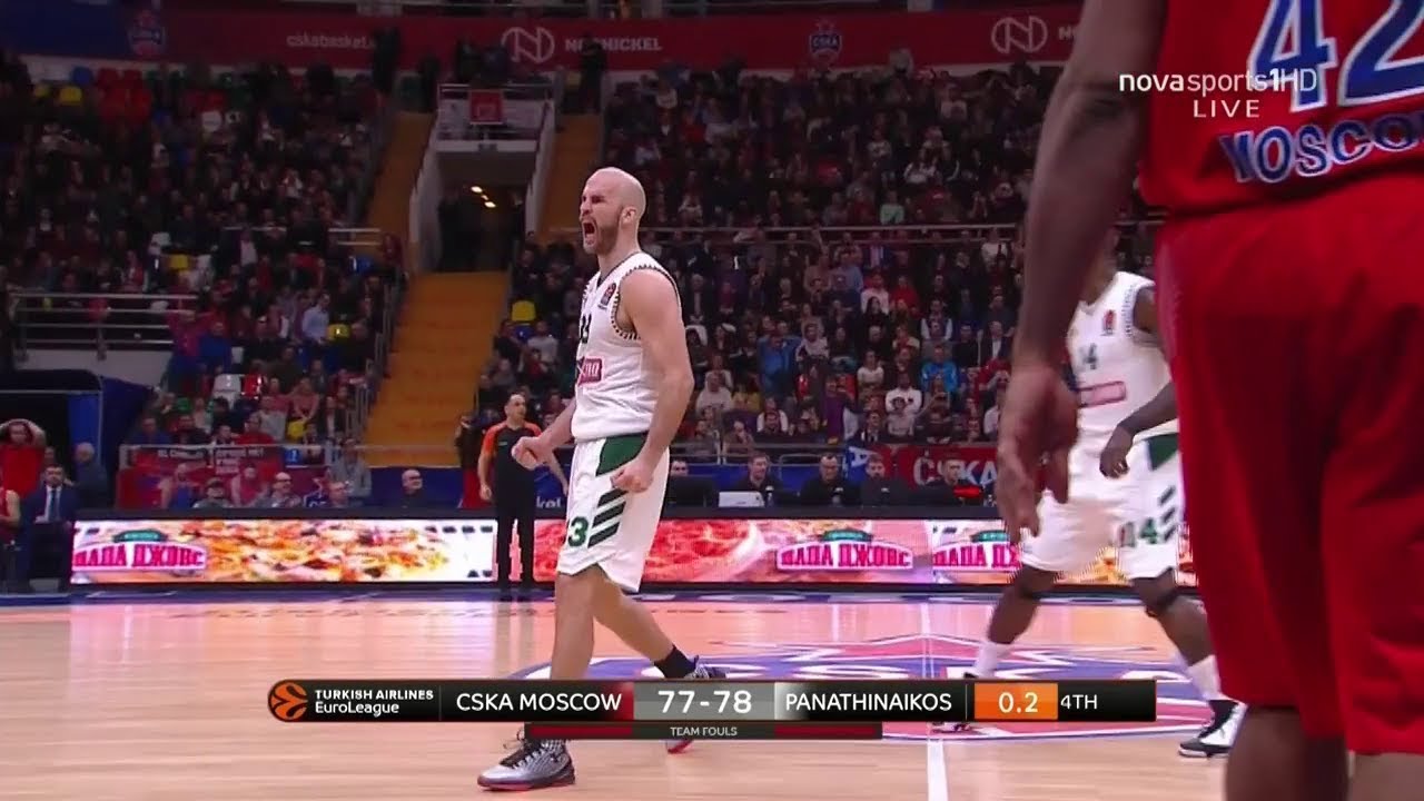 ΤΣΣΚΑ Μόσχας-Παναθηναϊκός 77-78 FULL GAME HD Euroleague D26 15-3-2019