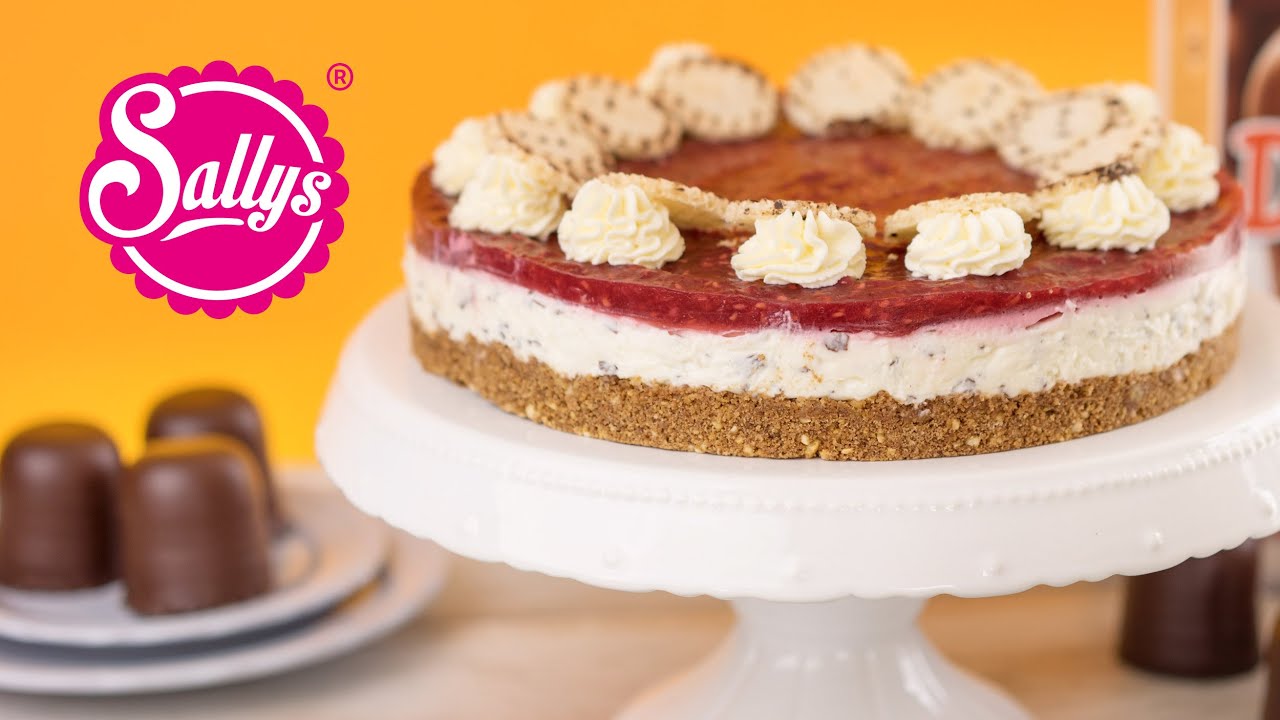 Super Dickmanns Torte / No Bake / Stracciatella-Torte mit Himbeer-Fruchtspiegel / Sallys Welt