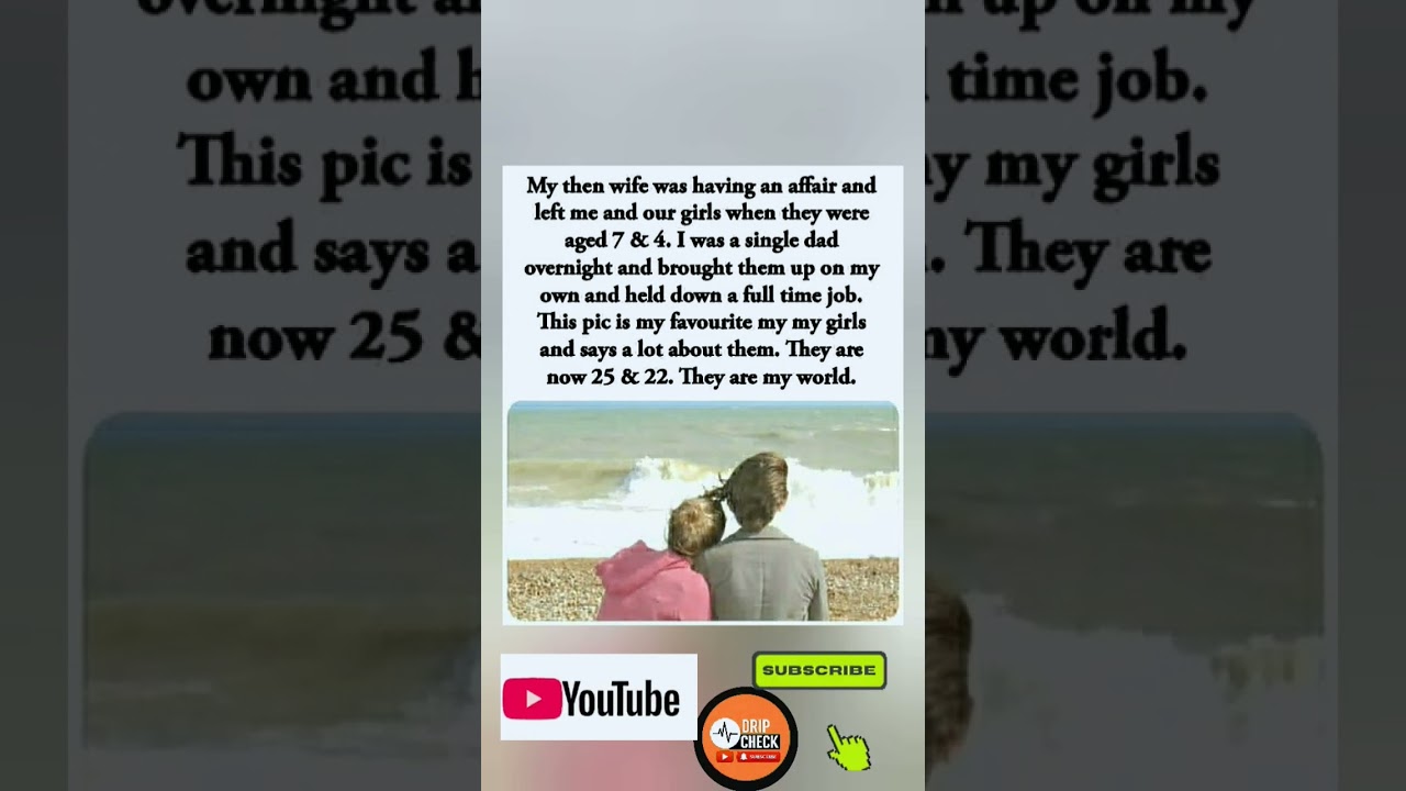 🌊❤️ A single dad raised his daughters alone after heartbreak.