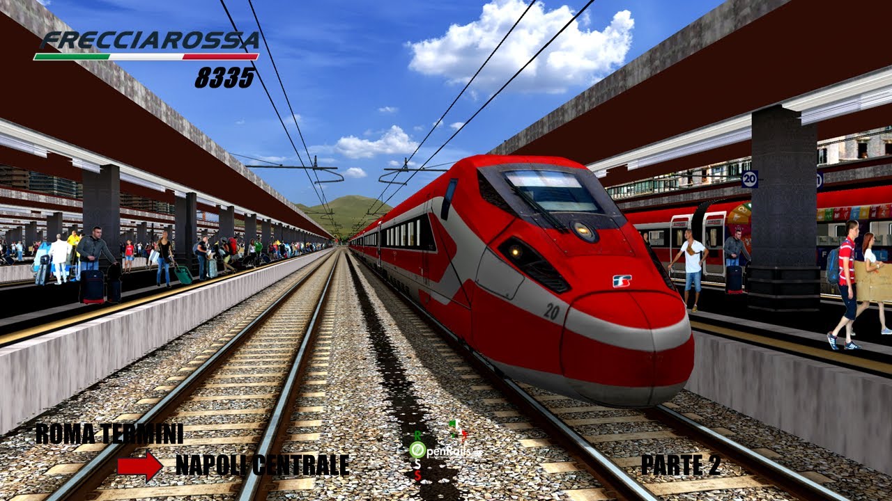 OpenRails | FR 8335 | Fiumicino Aeroporto - Napoli C.le (Tratta Roma Termini - Napoli C.le) | 18#