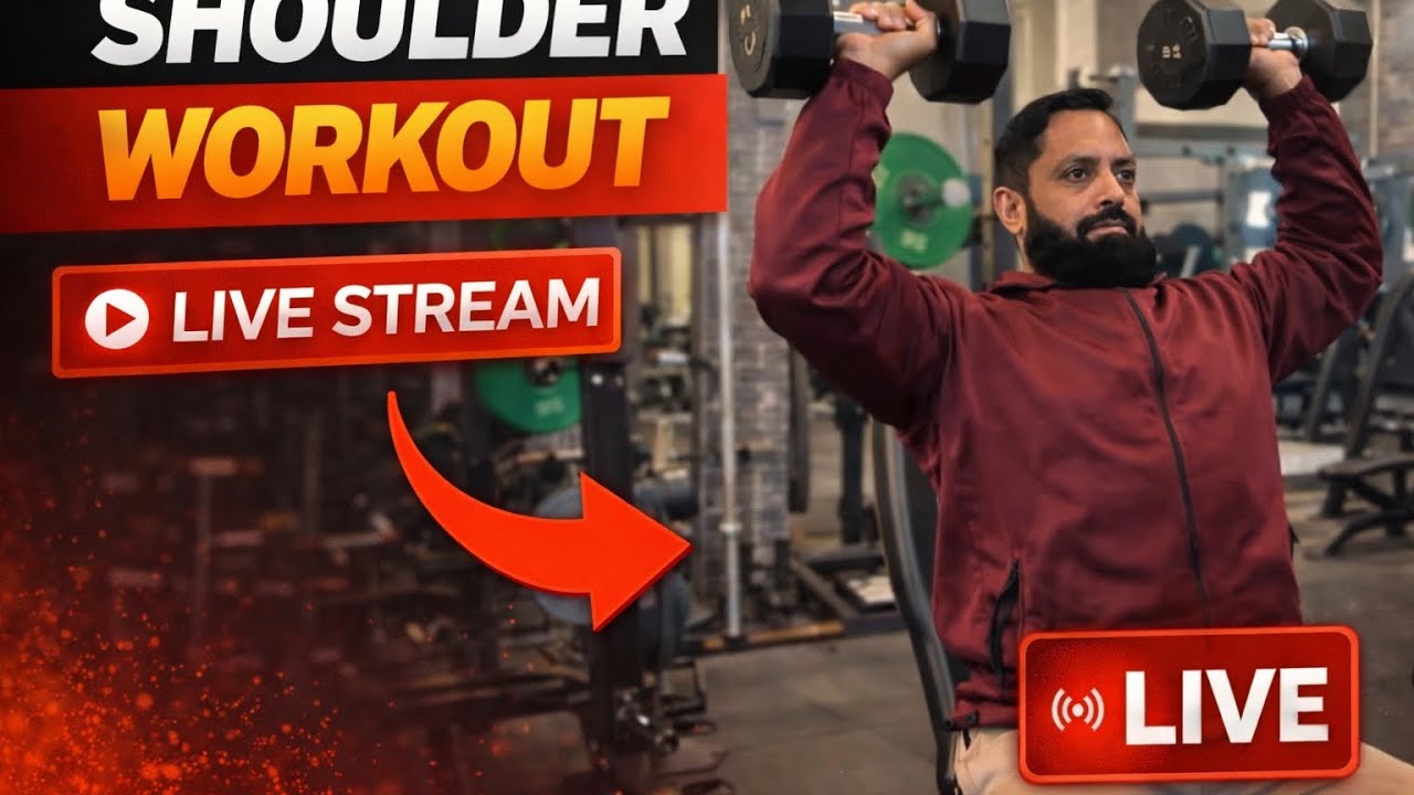 LIVE Shoulder Workout 🔥 | Complete Delts Training at Home & Gym | Fitness Hub 24