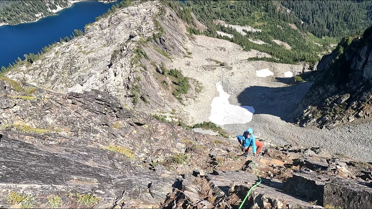 First multipitch - Chair Peak via Voie de Chaise